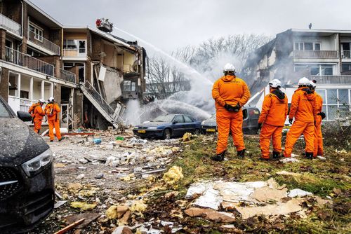 A recovery mission is under way after an explosion rocked an apartment block in the Hague