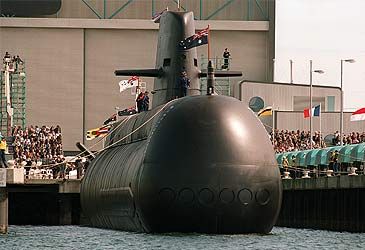 Where were the Royal Australian Navy's Collins-class submarines built?