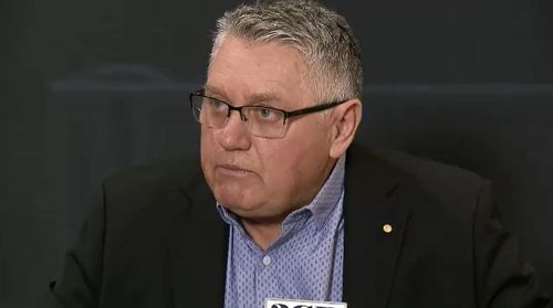 Veteran broadcaster Ray Hadley broke down in tears on the weekend as he spoke of his son charge and mental health struggles. Picture: AAP