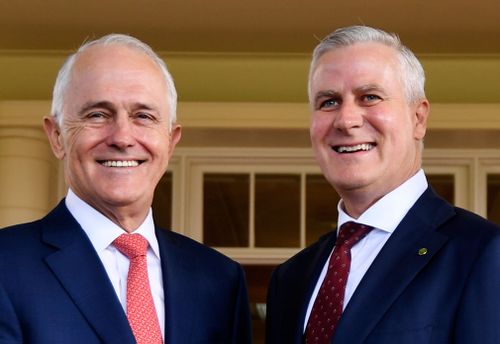 Mr McCormack and Prime Minister Malcolm Turnbull. (AAP)