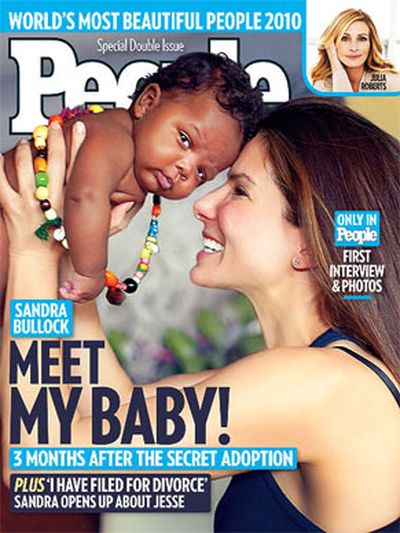 Superstar + cute baby = mega-selling magazine cover! Here's some of our favourites from all corners of the celeb stratosphere.