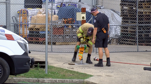 MFB and EPA working together to correctly dispose of more than one-million litres of toxic waste.