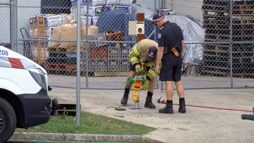 CFA and EPA working together to correctly dispose of more than one-million litres of toxic waste.