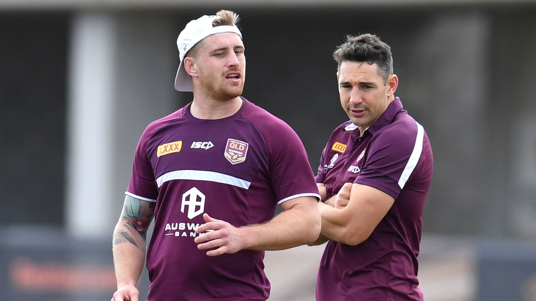 Cameron Munster and Billy Slater