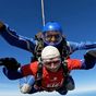 90-year-old Ian went skydiving to mark his milestone birthday