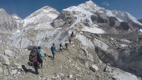 A Melbourne man has reportedly died while doing the Everest base camp trek. (File/AAP)
