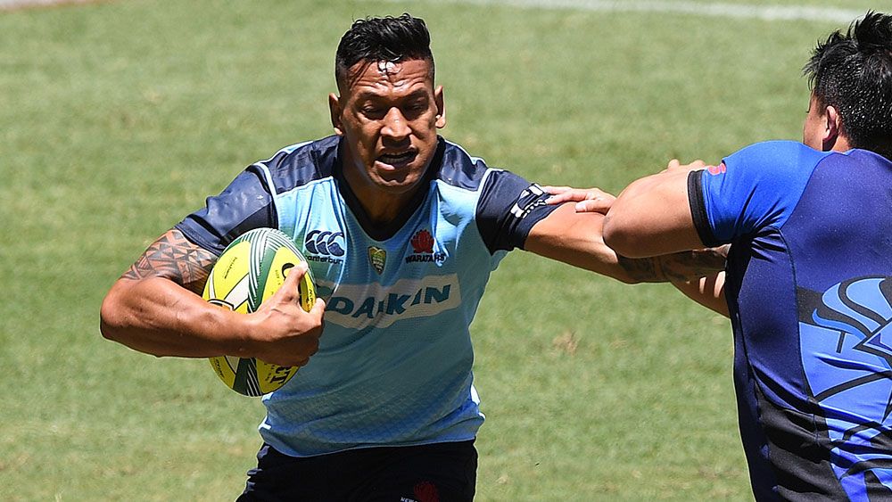 The NSW Waratahs have defended the decision to play Israel Folau in only the opening match of the Brisbane Global Tens. (AAP) 