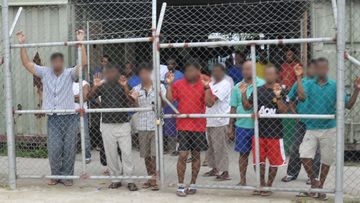 Detainees on Manus Island. (AAP)