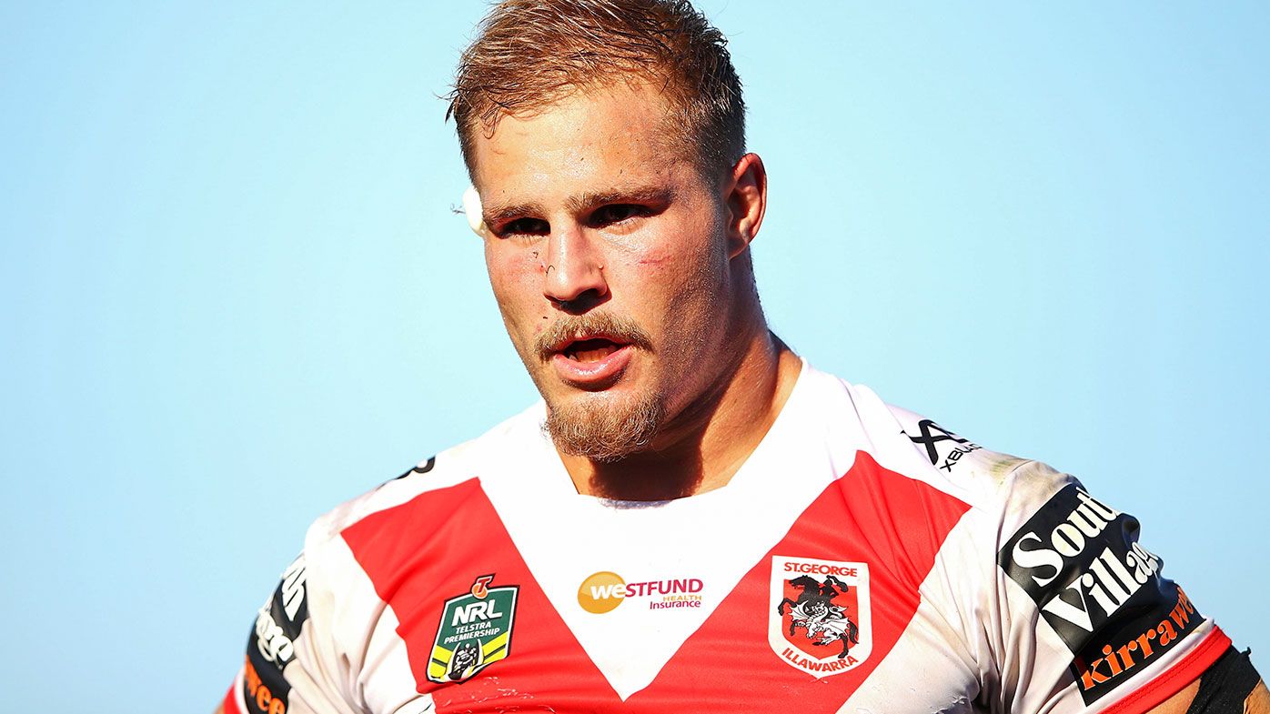 Jack de Belin no longer training with the Dragons, forced to reserve grade