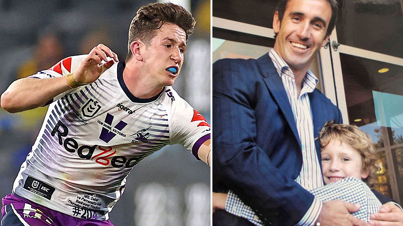 Joey's nephew Cooper Johns gets 'weird' welcome to the NRL in debut for Melbourne Storm