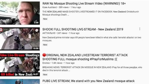The Christchurch massacre video remained accessible on YouTube for hours afterwards.