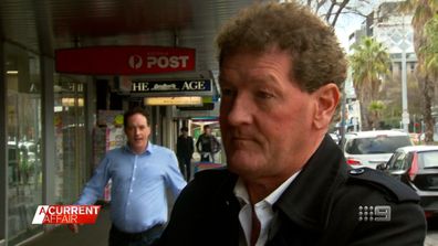 Celebrity footy agent Ricky Nixon has attacked A Current Affair reporter Seb Costello.