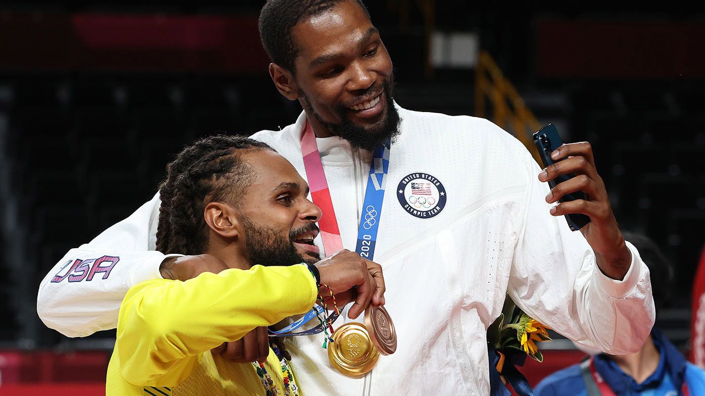 Tokyo Olympics 2021: Patty Mills crashes Kevin Durant video after medal ceremony