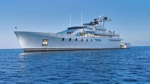 The $208m superyacht Pacific has now dropped anchor in the port of Marmaris, in Turkey's south.