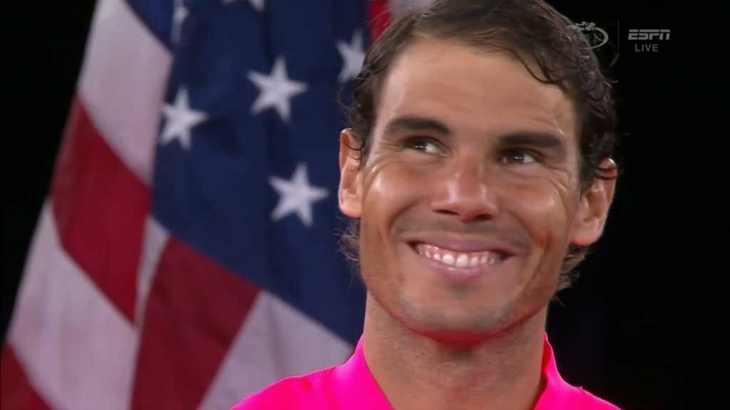 Nadal celebrates 16th major title