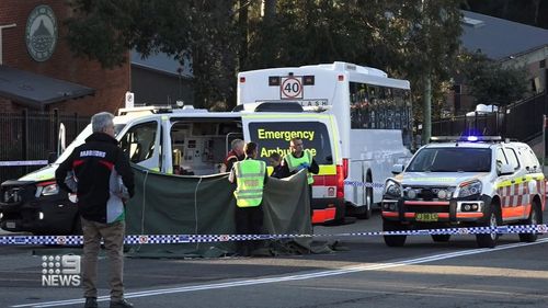 Zoei was hit outside her school in Ulladulla on the NSW south coast.