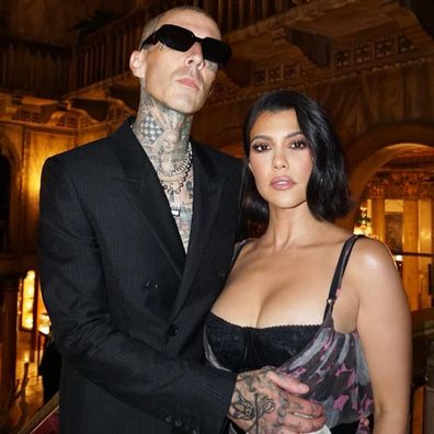 Kourtney Kardashian and Travis Barker.