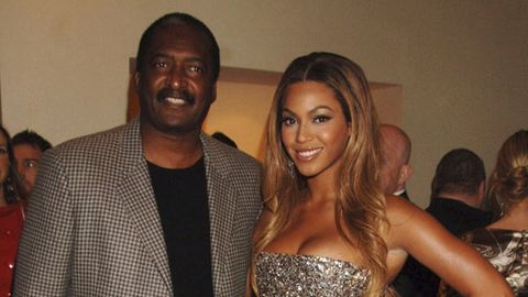 Beyonce and Mathew Knowles