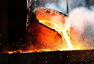 Which nation is the world's largest crude steel manufacturer?