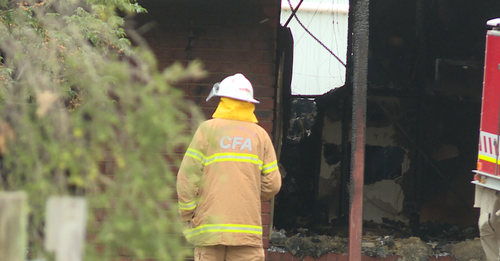 One man has died in a house fire outside of Shepparton.