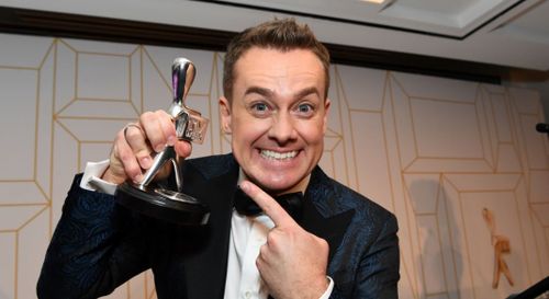 Gold Logie winner Grant Denyer also took home the Logie for Most Popular Presenter. Image: AAP