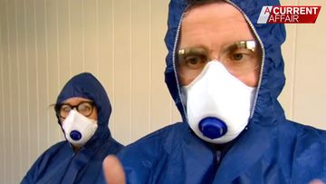 Queensland family only able to enter 'forever house' in full hazmat suit 