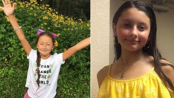 Two undated images of missing girl Madalina Cojocari, released by the FBI.