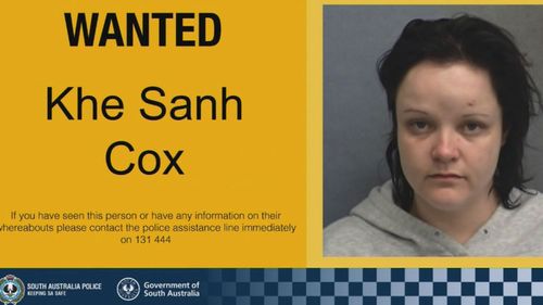 Ms Cox had been on the run for more than a month.