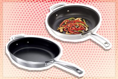 9PR: Le Creuset 3-Ply Stainless Steel Non-Stick Frying Pan, 28cm
