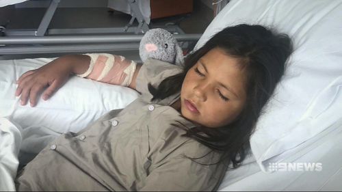 The Perth schoolgirl was left with serious injuries and spent two nights in hospital.