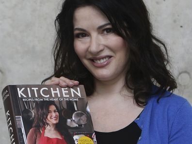 British food writer Nigella Lawson during a lunch to discuss her latest book "Kitchen: Recipes from the heart of the home" at the Sydney Convention and Exhibition Center on March 14, 2011 in Sydney, Australia.