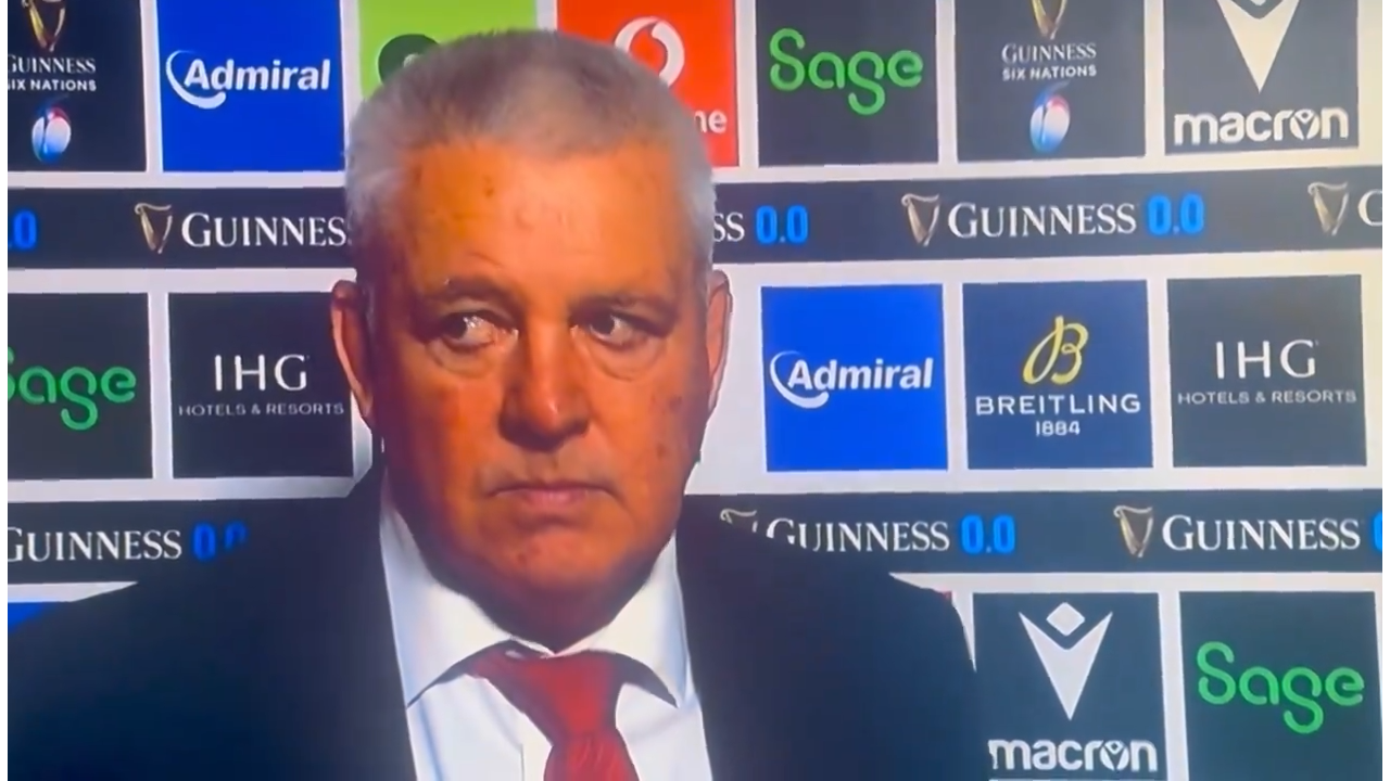 Wales coach Warren Gatland walks out on interview after crushing loss to France