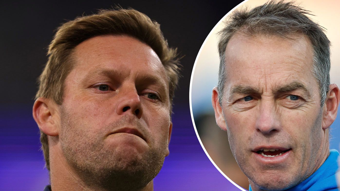 Alastair Clarkson's Hawthorn spat worsens after re-telling controversial Sam Mitchell story