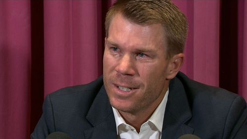Warner said he hopes that in time he can earn the respect of Australian cricket fans and said he will miss being on the field with the national team. Picture: 9NEWS.