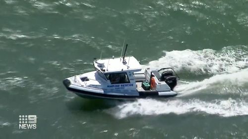 A man has died after a boating accident in waters off Brisbane.