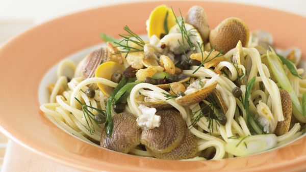 Spaghetti with clams