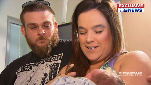 Jayde had taken two pregnancy tests in the past few months which came back negative. (9NEWS)