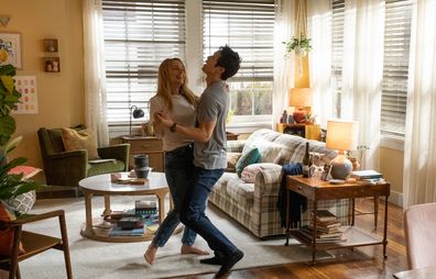 Harry Shum Jnr and Jessica Rothe in All My Life, directed by Marc Meyers. 