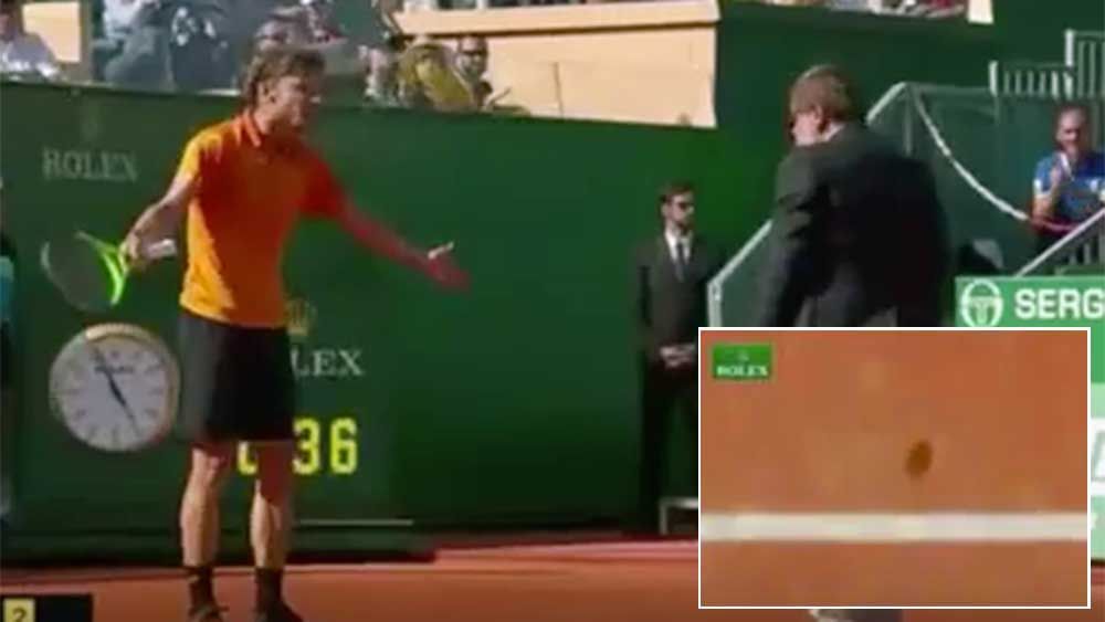 Nadal into final after controversial call