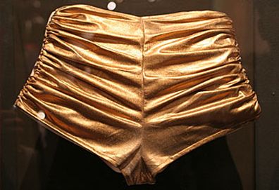 Gold hotpants (Getty)