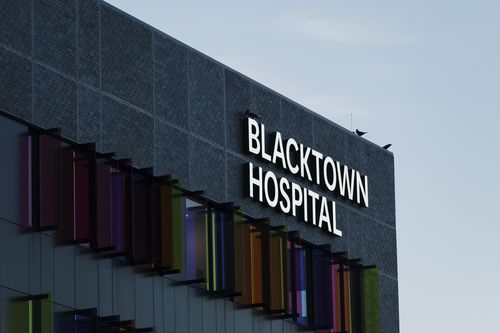 Blacktown Hospital in western Sydney.