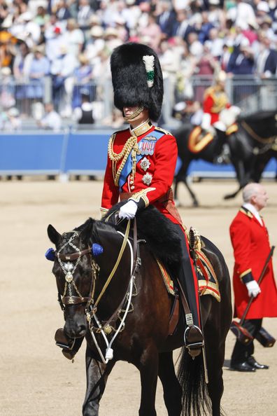 prince william trooping the colour rehearsal