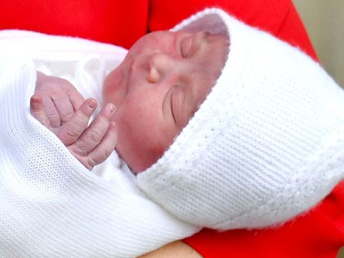 The new prince was born on Monday morning. (PA/AAP)