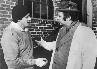 Burt Young and Sylvester Stallone