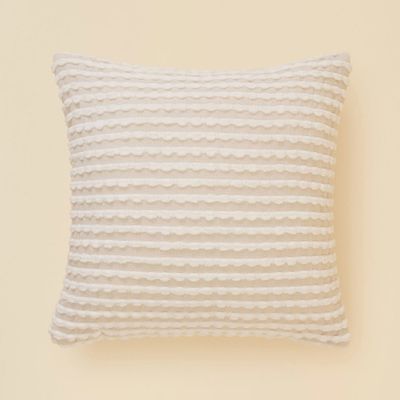 Chenille stripe cushion: $20