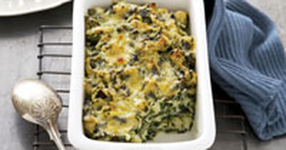 Creamy spinach pasta bake - 9Kitchen