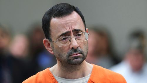 Dr Larry Nassar appears in court for a plea hearing in Lansing, Michigan on November 22, 2017. Picture: AP