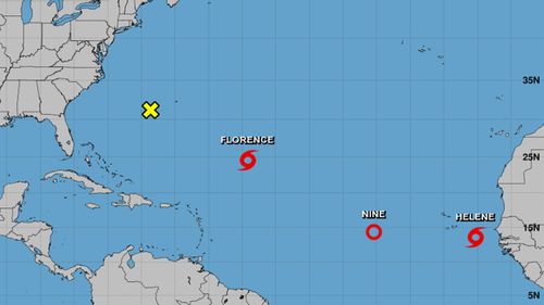 A number of storms are in the Atlantic Ocean, some with the possibility of becoming Hurricanes.