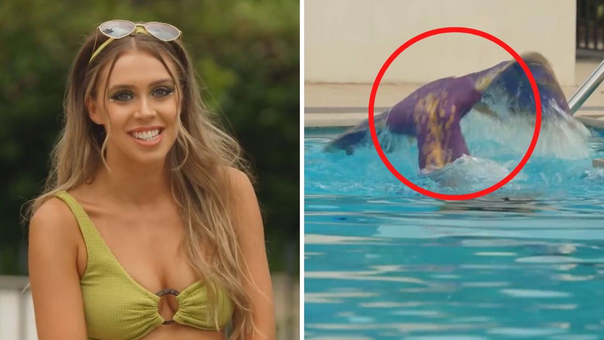 Beauty and the Geek Australia 2022: Beauty Tara Schwarz reveals her mermaid  secret that shocks the entire groups | Episode 1, Mixer 1