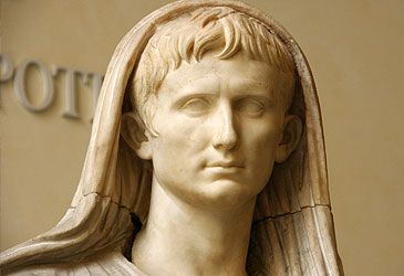 Which Roman emperor was the adopted son of Julius Caesar?